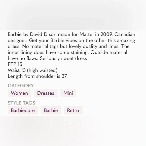 Plaid Jumper. Barbie 2009, by David Dixon US 4P - Picture 9 of 9